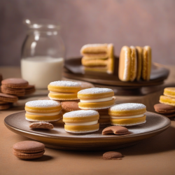 Alfajores caseros de dulce de leche